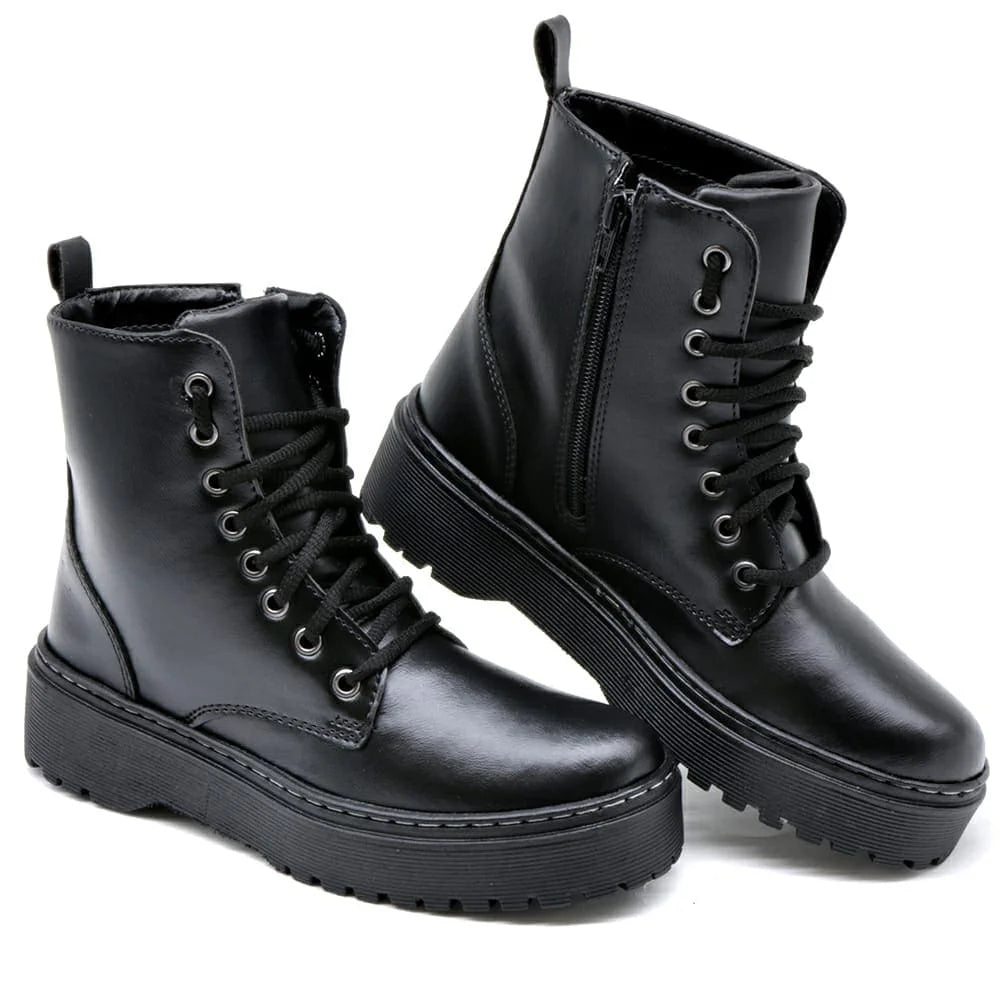 Coturno Feminino Urban Style Cano Médio | Donna Trend