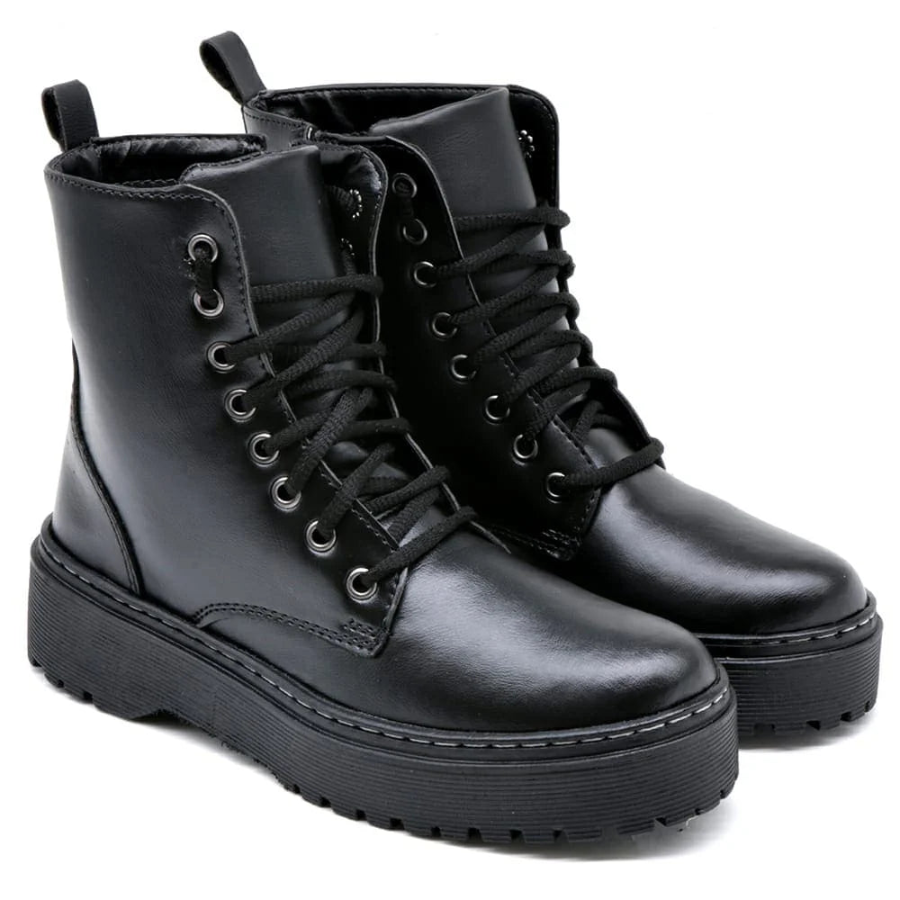 Coturno Feminino Urban Style Cano Médio | Donna Trend