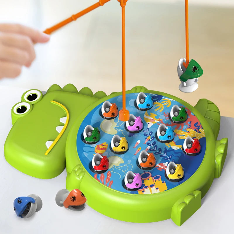 Brinquedo de Pesca Magnética Montessori para Bebês | Desenvolvimento Infantil