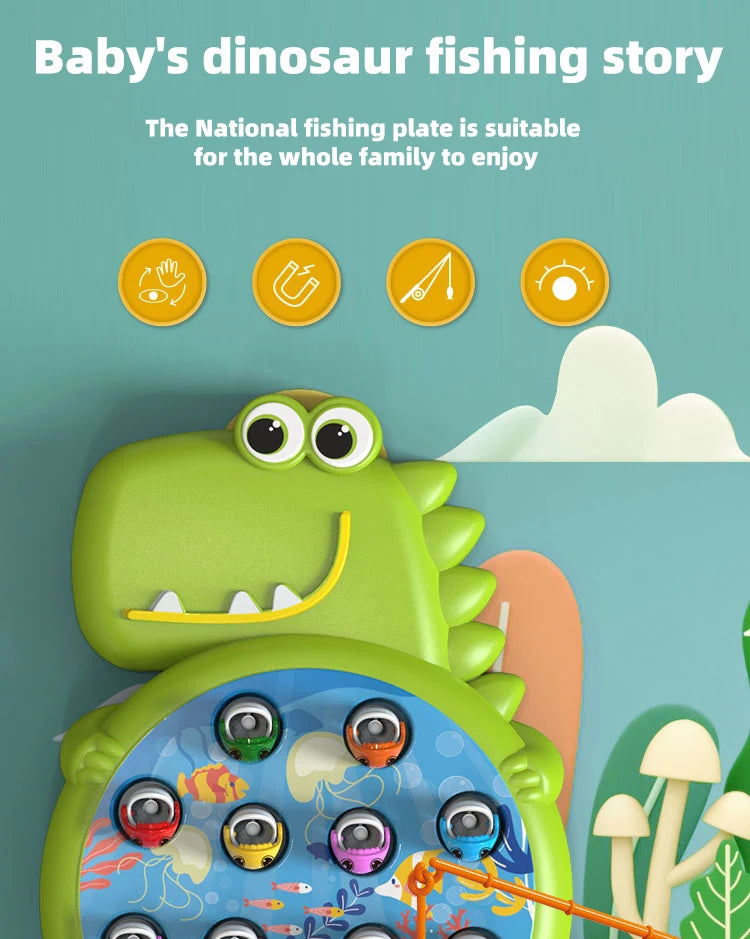 Brinquedo de Pesca Magnética Montessori para Bebês | Desenvolvimento Infantil