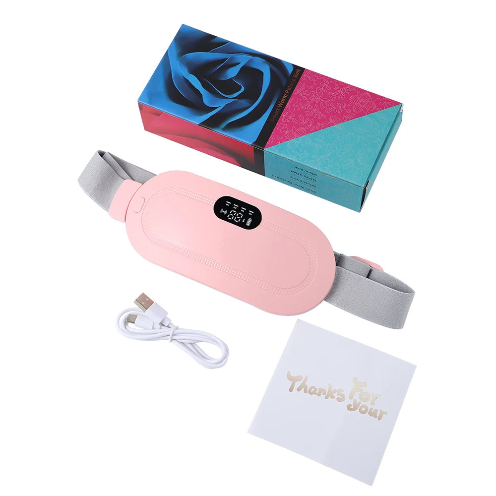 Cinta Massageadora Térmica Recarregável para Conforto Menstrual | Donna Trend