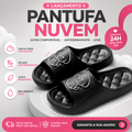 Pantufa Nuvem EVA Antiderrapante | Ultra Confortável para Casa e Banho